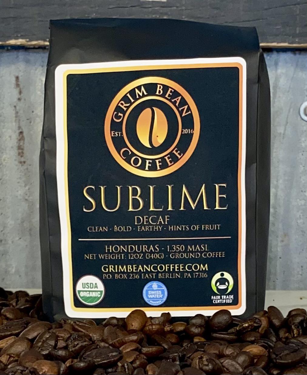 Sublime Organic Swiss Water Decaffeinated